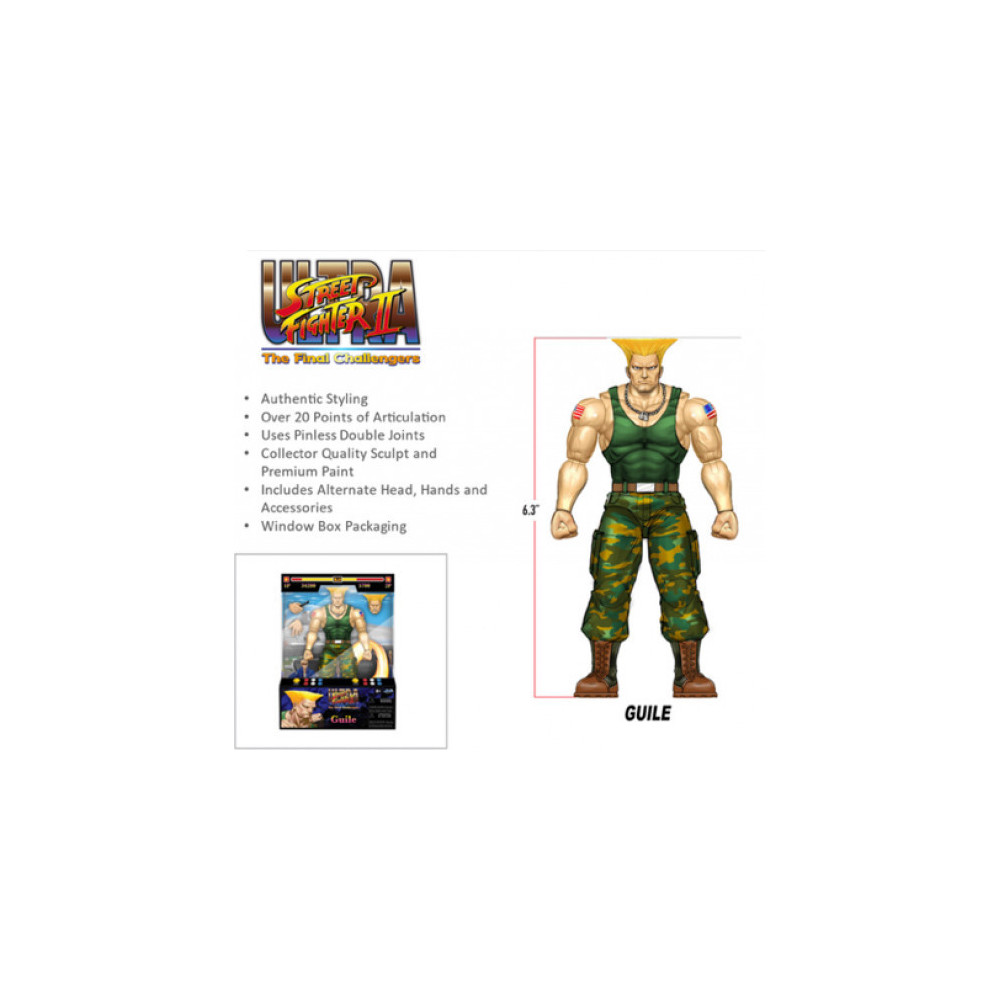 Street Fighter Action Figure - Guile Street Fighter Action Figure - Guile