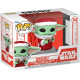 Star Wars The Mandalorian Funko Pop Vinyl: Grogu Holiday