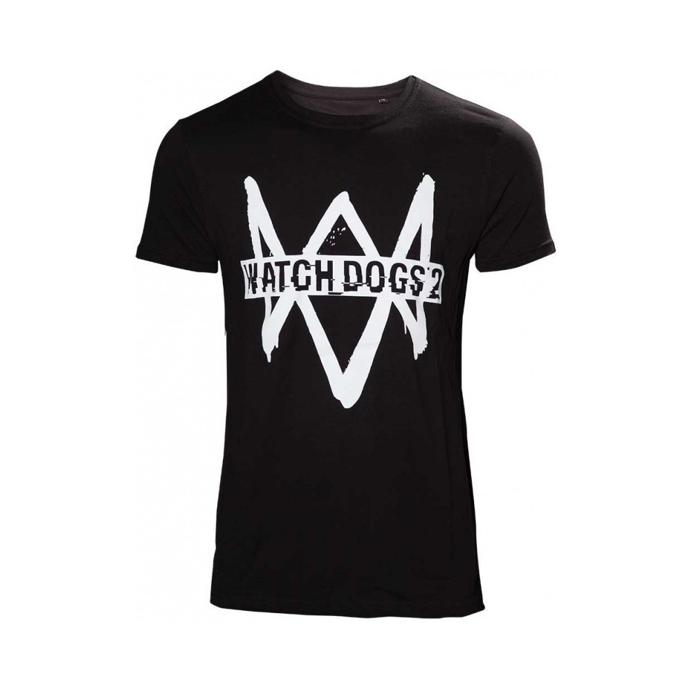 Watch Dogs 2 T-Shirt - Logo with Text Watch Dogs 2 T-Shirt - Logo with Text