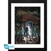 Jutjutsu Kaisen Framed Print - Itadori & Sakuna