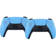 Sony Playstation 5 DualSense Draadloze Controller Starlight Blue Duo Pack
