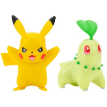 Pokemon Battle Figure Pack - Pikachu & Chikorita