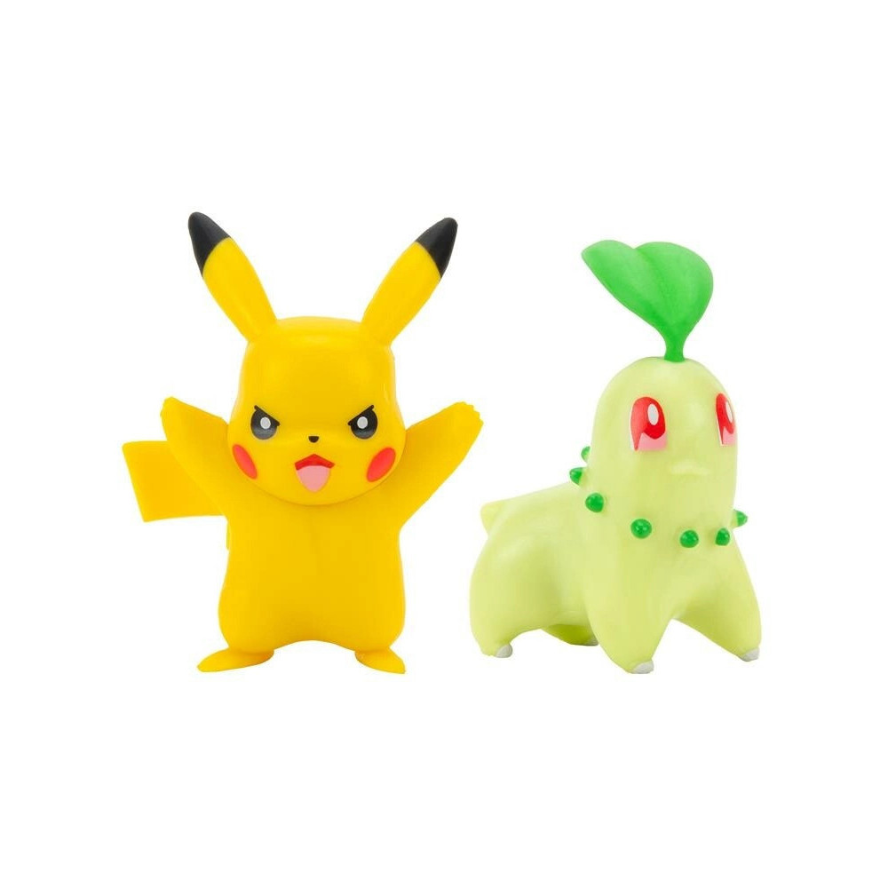 Pokemon Battle Figure Pack - Pikachu & Chikorita Pokemon Battle Figure Pack - Pikachu & Chikorita