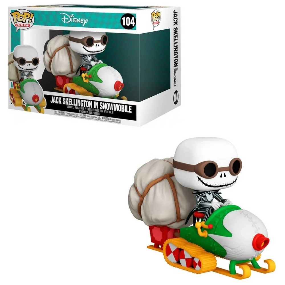 Disney The Nightmare Before Christmas Funko Pop Vinyl: Jack Skellington in Snowmobile Disney The Nightmare Before Christmas Funko Pop Vinyl: Jack Skellington in Snowmobile