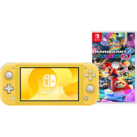 Nintendo Switch Lite Geel + Mario Kart 8 Deluxe Switch