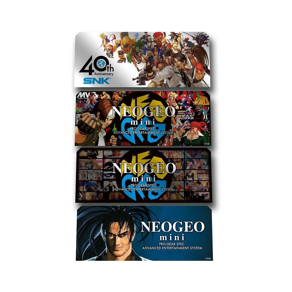 Neo Geo Mini Character Stickers Neo Geo Mini Character Stickers