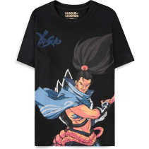 League Of Legends - Yasuo Men's Short Sleeved Black T-shirt