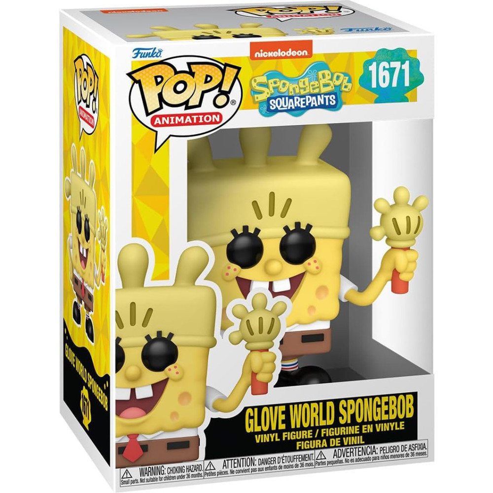 Spongebob Squarepants Funko Pop Vinyl: Glove World Spongebob Spongebob Squarepants Funko Pop Vinyl: Glove World Spongebob