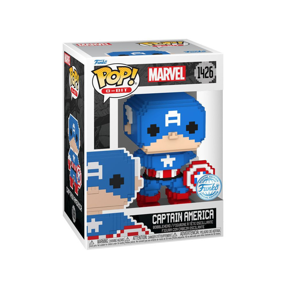Marvel 8-Bit Funko Pop Vinyl: Captain America Marvel 8-Bit Funko Pop Vinyl: Captain America