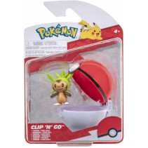 Pokemon Figure - Chespin + Poke Ball (Clip 'n' Go)