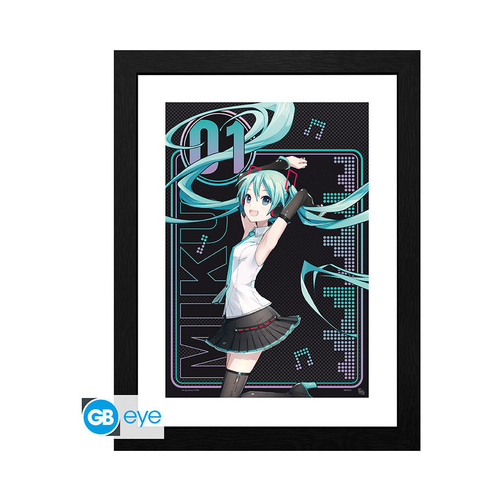 Hatsune Miku Framed Print - 01