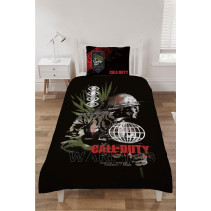 Call of Duty Warning 2 Persoons Dekbedovertrek (200cm x 200cm)