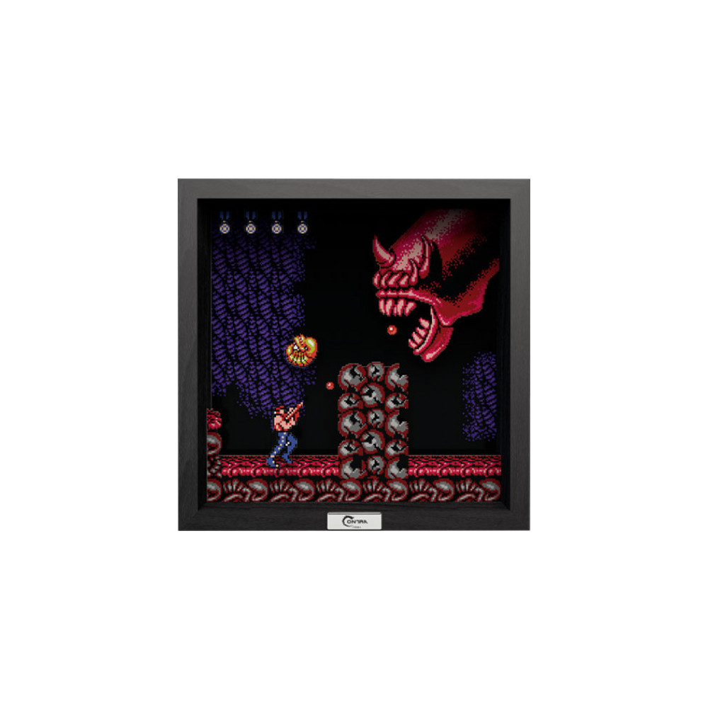 Pixel Frame - Contra - Dragon God Java (23cm x 23cm) Pixel Frame - Contra - Dragon God Java (23cm x 23cm)