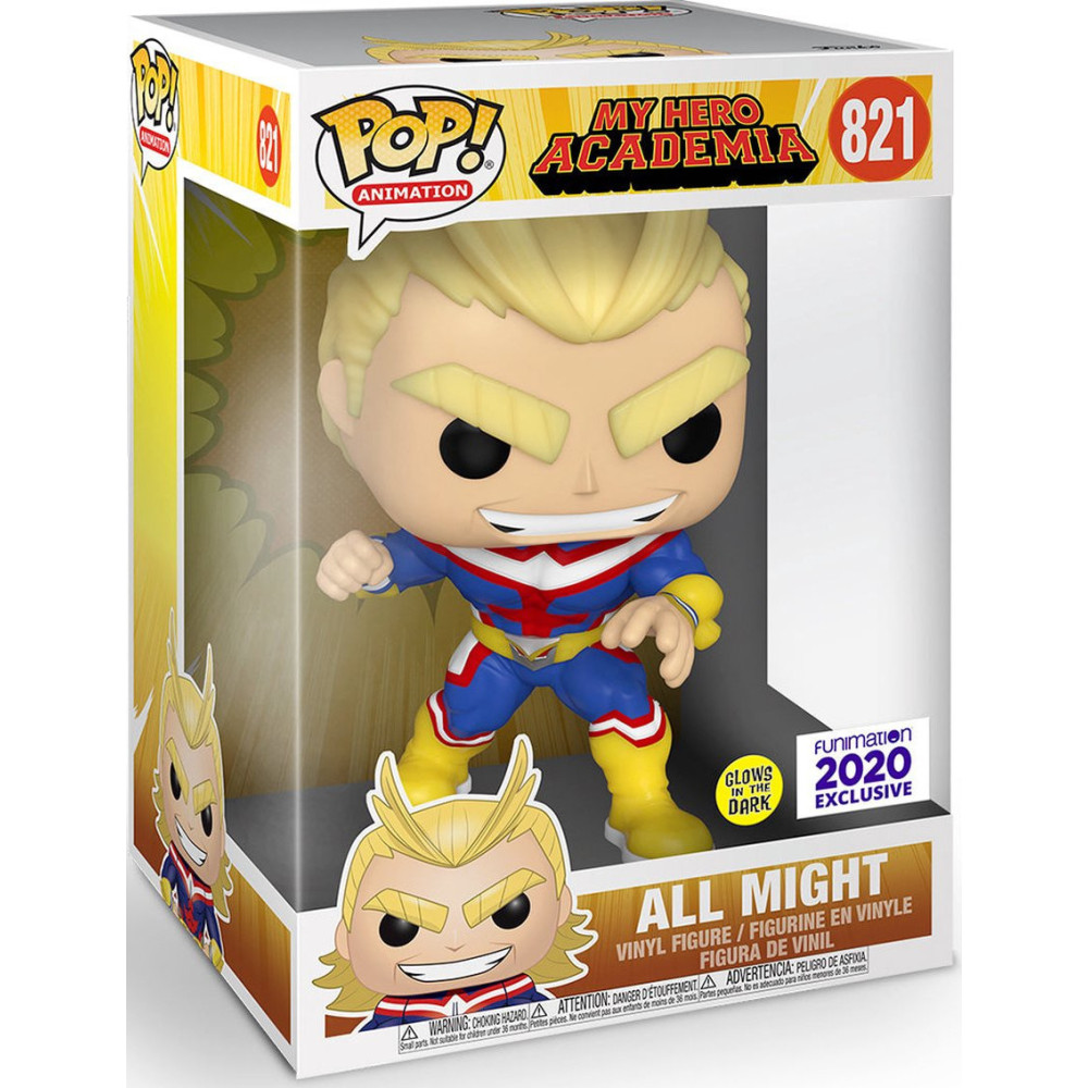 My Hero Academia Funko Pop Vinyl: Jumbo All Might (glow in the dark) My Hero Academia Funko Pop Vinyl: Jumbo All Might (glow in the dark)