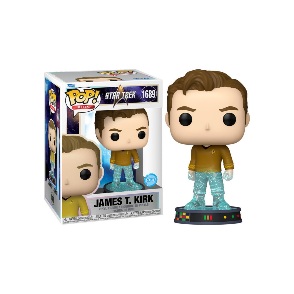 Star Trek Picard Funko Pop Vinyl: Transporting James T. Kirk (Glitter) Star Trek Picard Funko Pop Vinyl: Transporting James T. Kirk (Glitter)