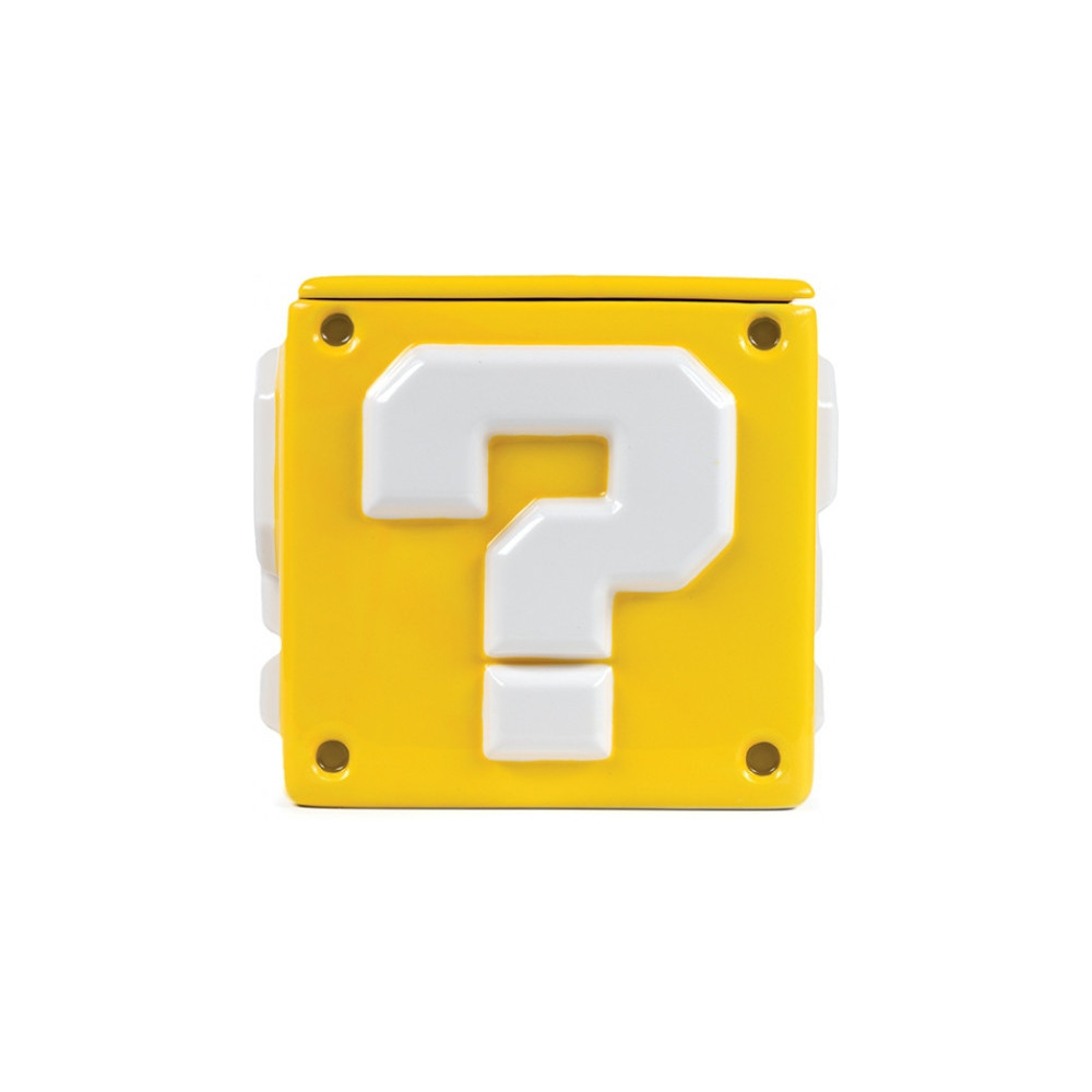Super Mario Question Mark Block Storage Jar Super Mario Question Mark Block Storage Jar
