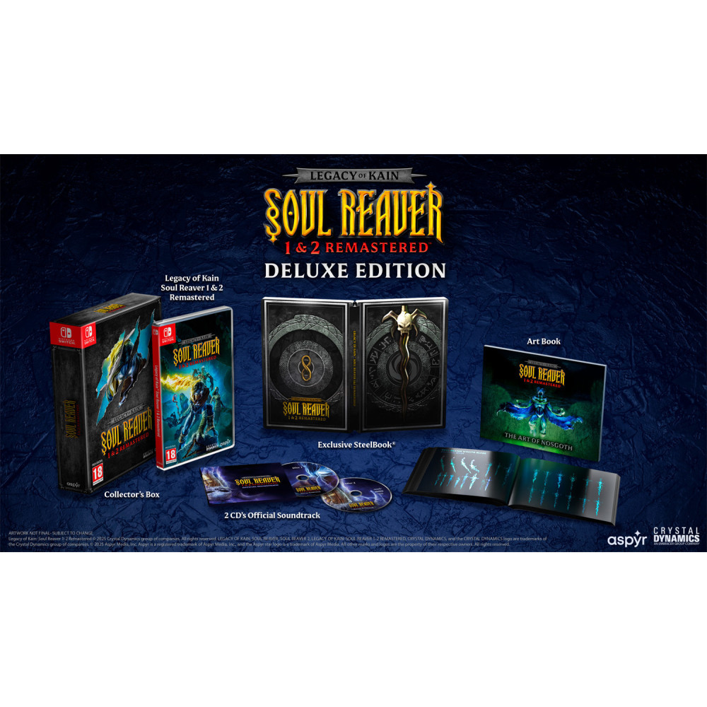 Legacy of Kain Soul Reaver 1&2 Remastered Deluxe Edition Legacy of Kain Soul Reaver 1&2 Remastered Deluxe Edition