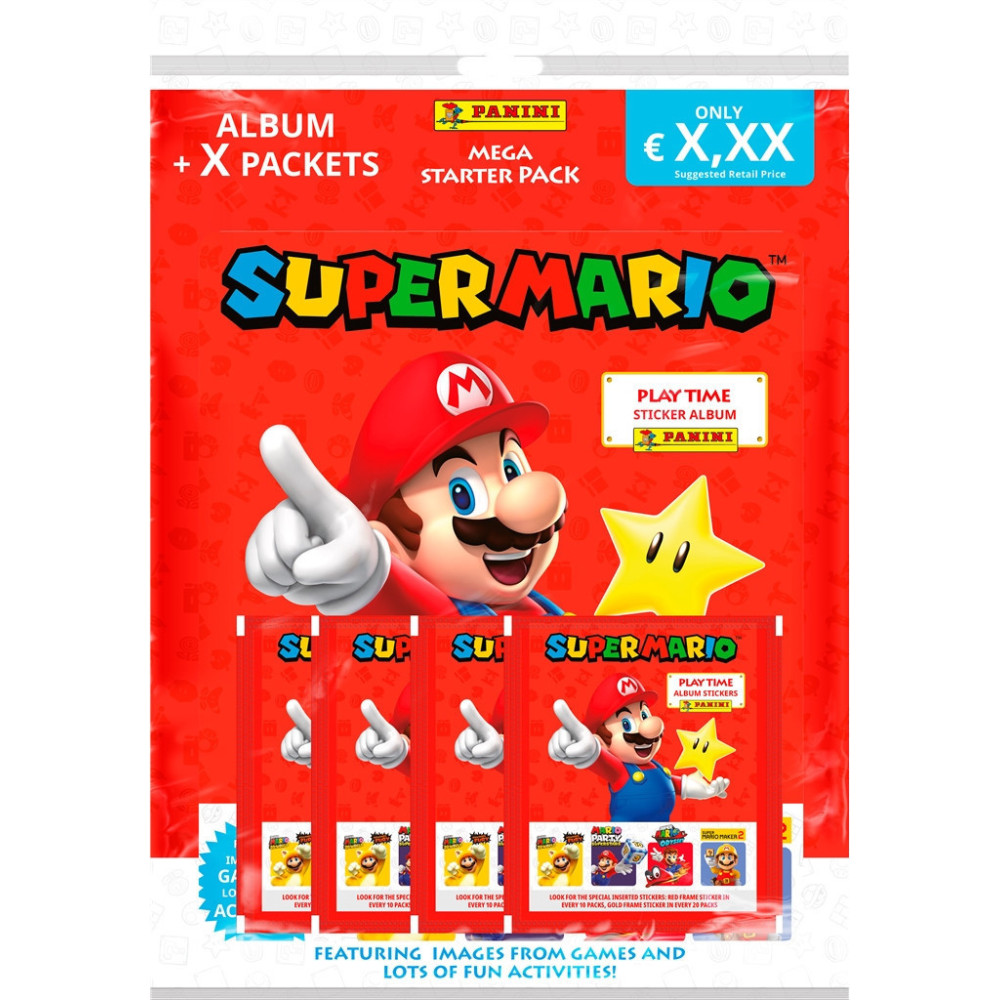 Super Mario Sticker Collection Starter Pack Super Mario Sticker Collection Starter Pack