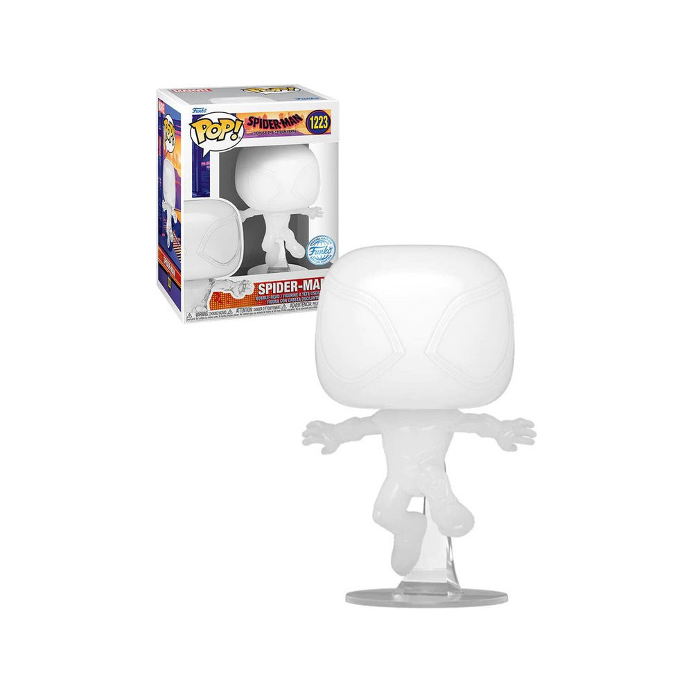 Spider-Man Across the Spiderverse Funko Pop Vinyl: Spider-Man Transparent (Special Edition)