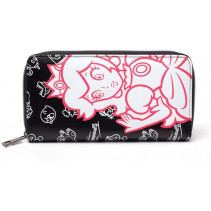 Nintendo - Peach Allaround Zipper Bifold Girls Wallet