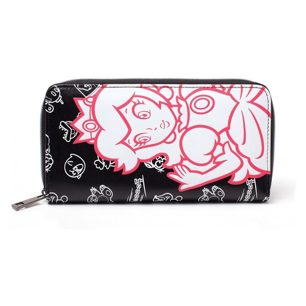Nintendo - Peach Allaround Zipper Bifold Girls Wallet Nintendo - Peach Allaround Zipper Bifold Girls Wallet