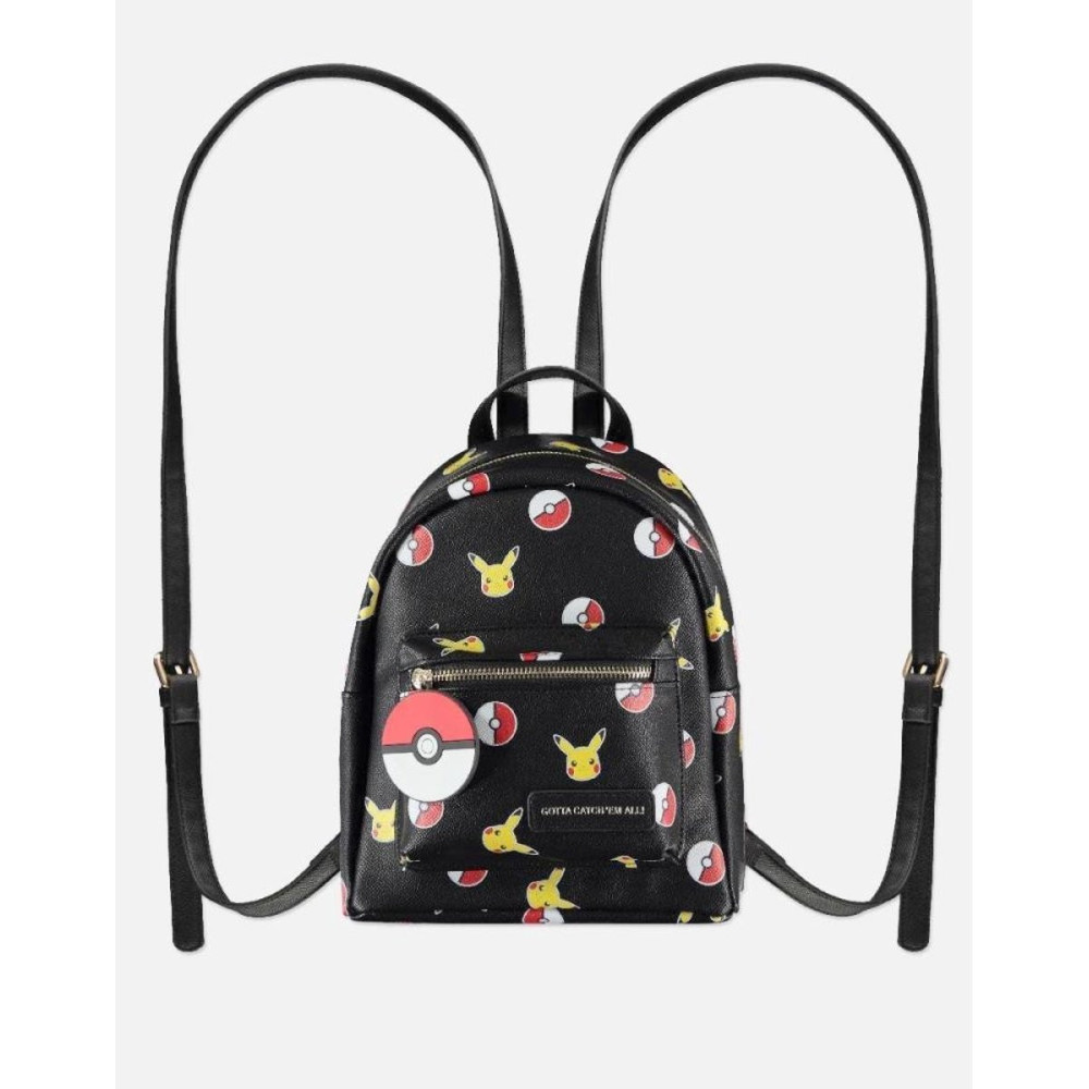 Pokemon - Pikachu Mini Backpack - Zwart Pokemon - Pikachu Mini Backpack - Zwart
