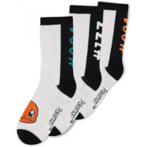 Pokémon - White Sport Socks (3Pack)