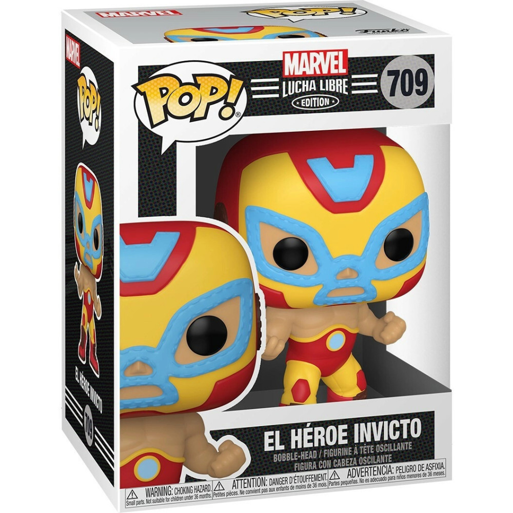 Marvel Lucha Libre Funko Pop Vinyl: El Héroe Invicto (Iron Man) Marvel Lucha Libre Funko Pop Vinyl: El Héroe Invicto (Iron Man)