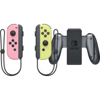 Nintendo Switch Joy-Con Pastel Set Roze/Geel + Nintendo Switch Joy-Con Charge Grip