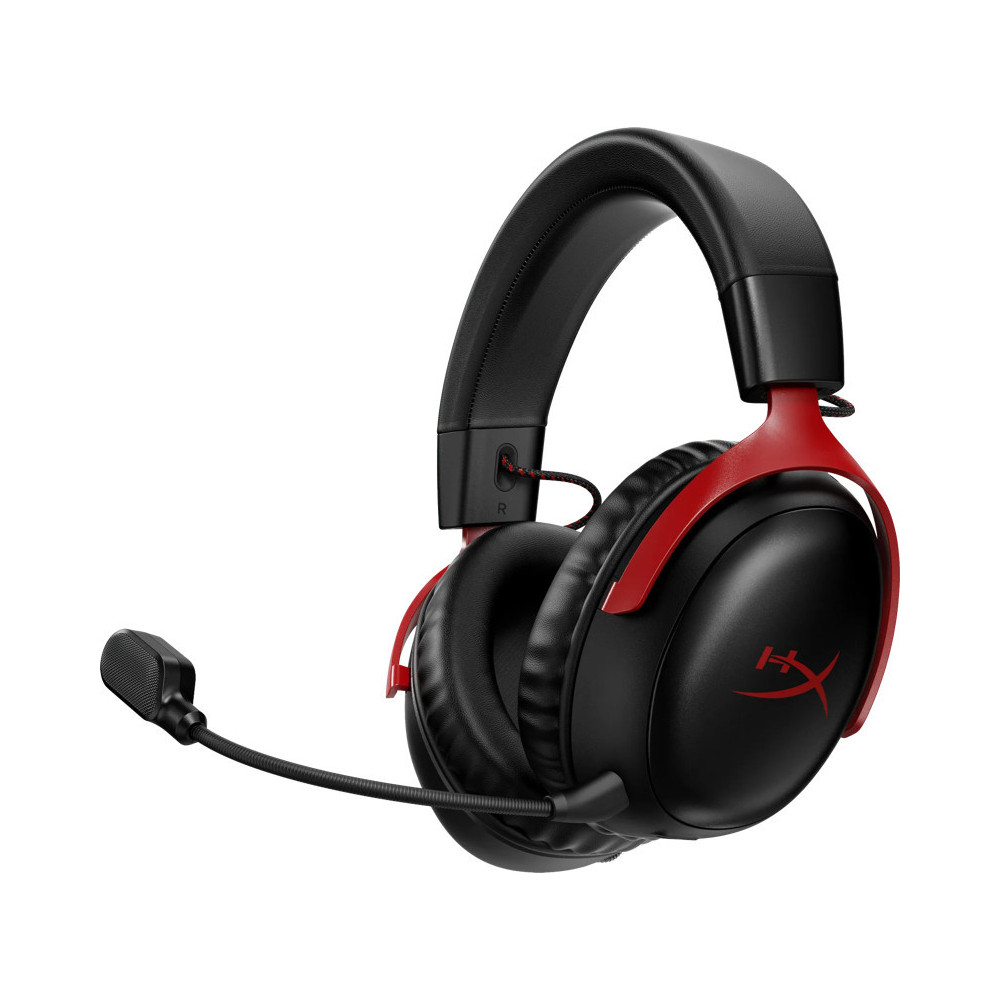 HyperX Cloud III Wireless Gaming Headset - Zwart/Rood(PC, PS5, PS4)