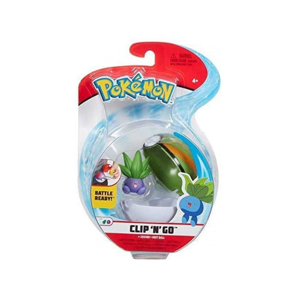 Pokemon Figure - Oddish + Nest Ball (Clip 'n' Go) Pokemon Figure - Oddish + Nest Ball (Clip 'n' Go)