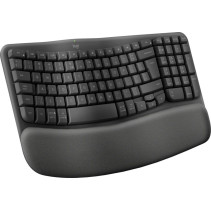 Logitech Wave Keys Draadloos Ergonomisch Toetsenbord QWERTY