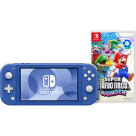Nintendo Switch Lite Blauw + Super Mario Bros. Wonder