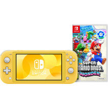 Nintendo Switch Lite Geel + Super Mario Bros. Wonder