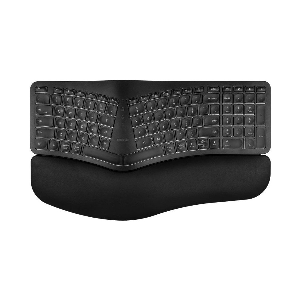 BlueBuilt Draadloos Ergonomisch Bluetooth Toetsenbord QWERTY BlueBuilt Draadloos Ergonomisch Bluetooth Toetsenbord QWERTY