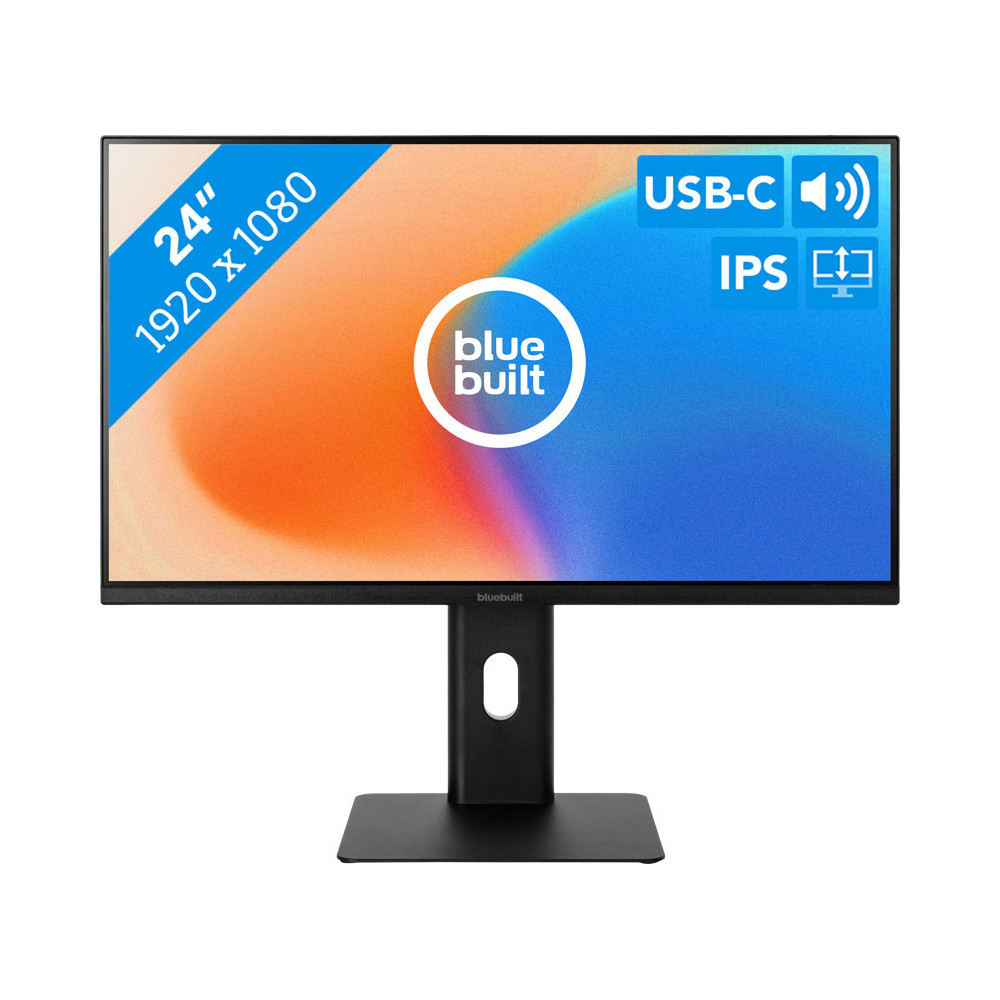 BlueBuilt 24 inch Full HD Monitor met USB C BlueBuilt 24 inch Full HD Monitor met USB C