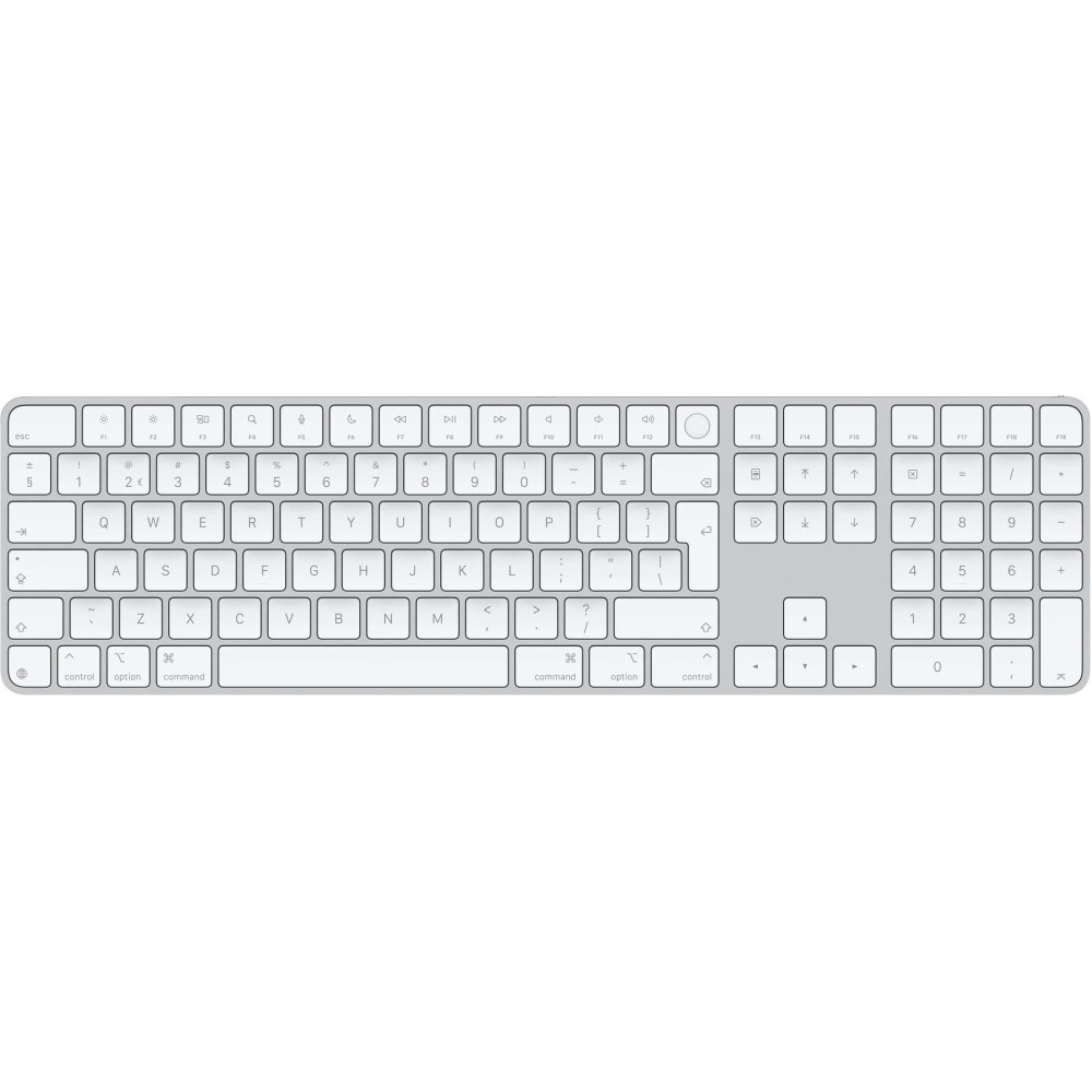 Apple Magic Keyboard met numeriek toetsenblok en Touch ID (2024) Apple Magic Keyboard met numeriek toetsenblok en Touch ID (2024)
