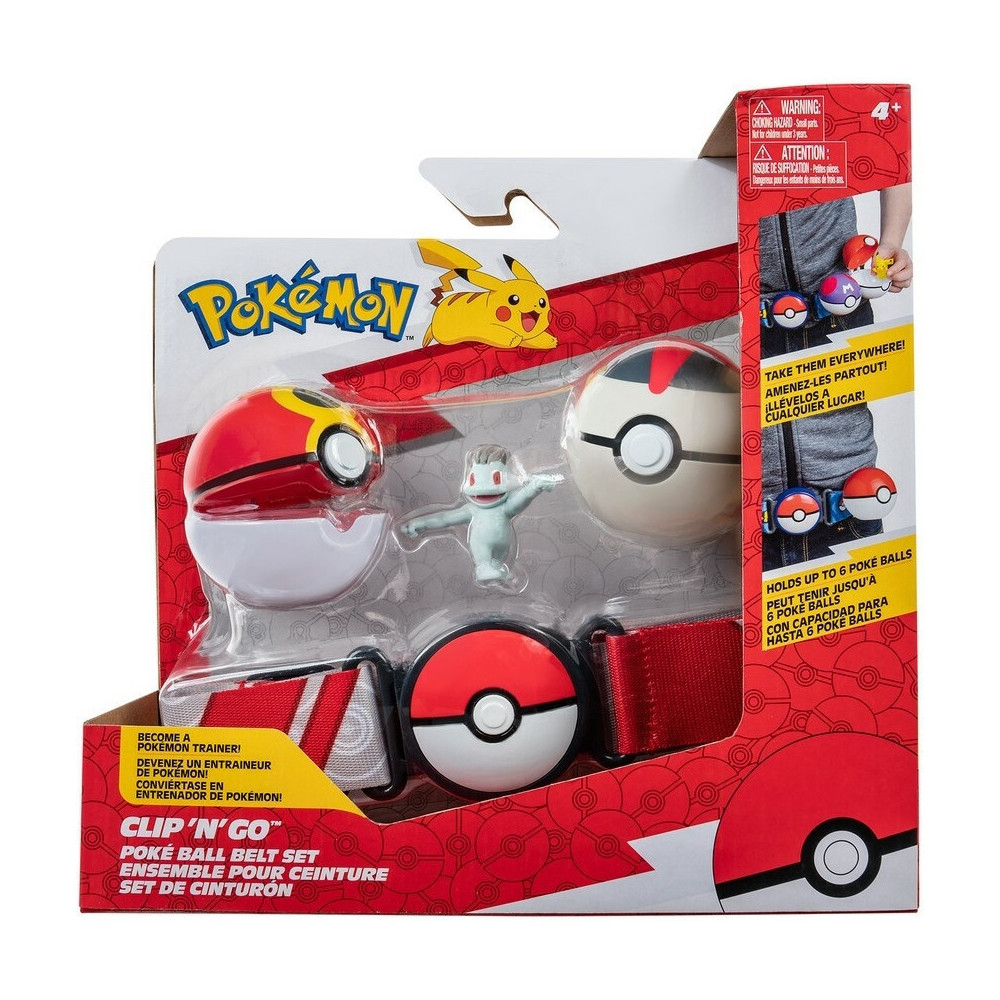 Pokemon Clip 'N Go Poke Ball Belt (Machop + Repeat Ball & Timer Ball) Pokemon Clip 'N Go Poke Ball Belt (Machop + Repeat Ball & Timer Ball)